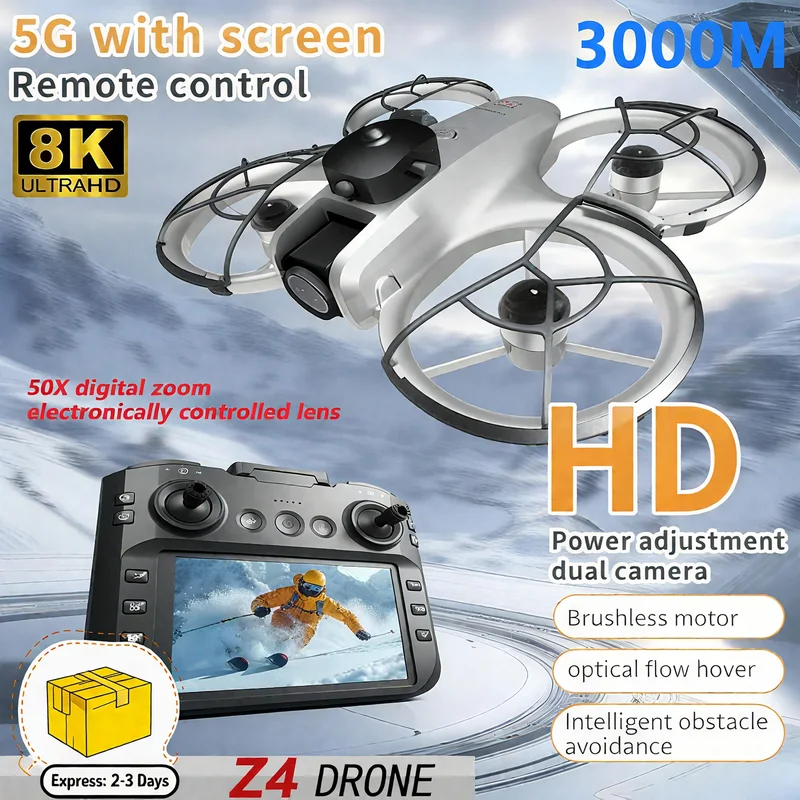 Dji Drone Mini 4 Pro - Yeni MINI Z4 Drone 4K Profesyonel